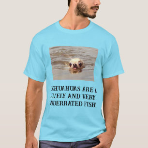 Camiseta De Perro De Natación Cuta