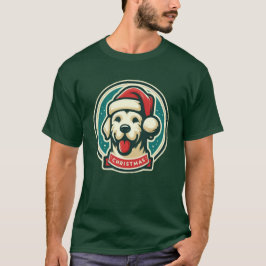 Camiseta de perro de Navidades de pelo