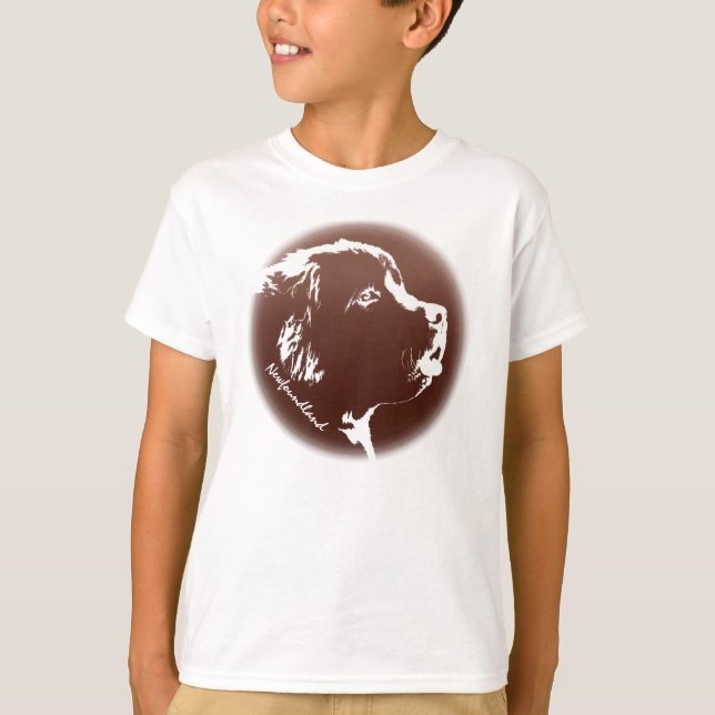 Camiseta de perro de Newfoundland (Anverso)