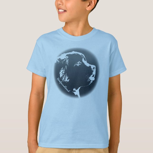 Camiseta de perro de Newfoundland (Anverso)