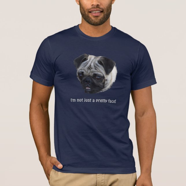 Camiseta De Perro De Pug (Anverso)