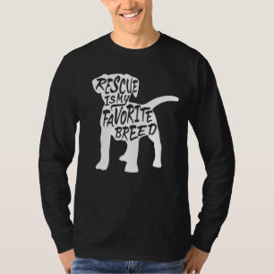 Camiseta de perro de rescate rescata animales