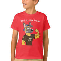 Camiseta de Perro de Vida de Matón Pastor Alemán A