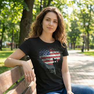 Camiseta de perro de vigilancia americano - Canich