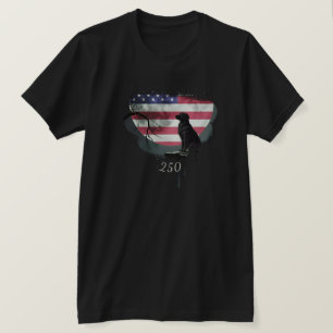 Camiseta de perro de vigilancia americano - Golden