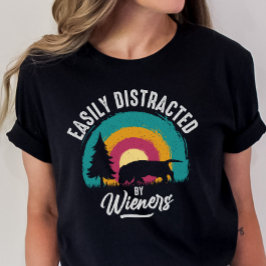 Camiseta de perro de Weiner divertida, mamá de Dox