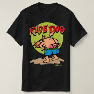 Camiseta de perro descortés