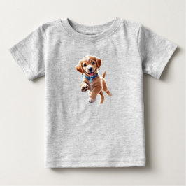 Camiseta de perro dulce para bebé 