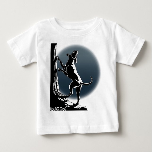 Camiseta de perro escondida camiseta de bebé Perso (Anverso)