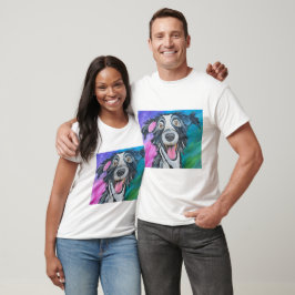 CAMISETA DE PERRO FELIZ