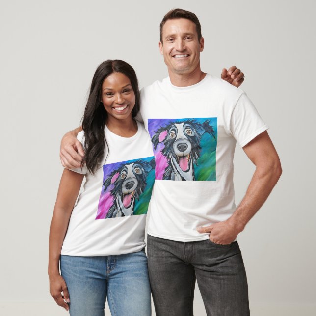 CAMISETA DE PERRO FELIZ (Unisexo)