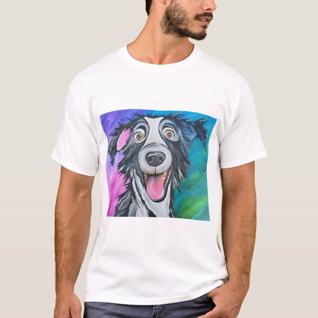 CAMISETA DE PERRO FELIZ (Anverso)