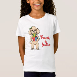 Camiseta de perro festiva y elegante, perro de Nav