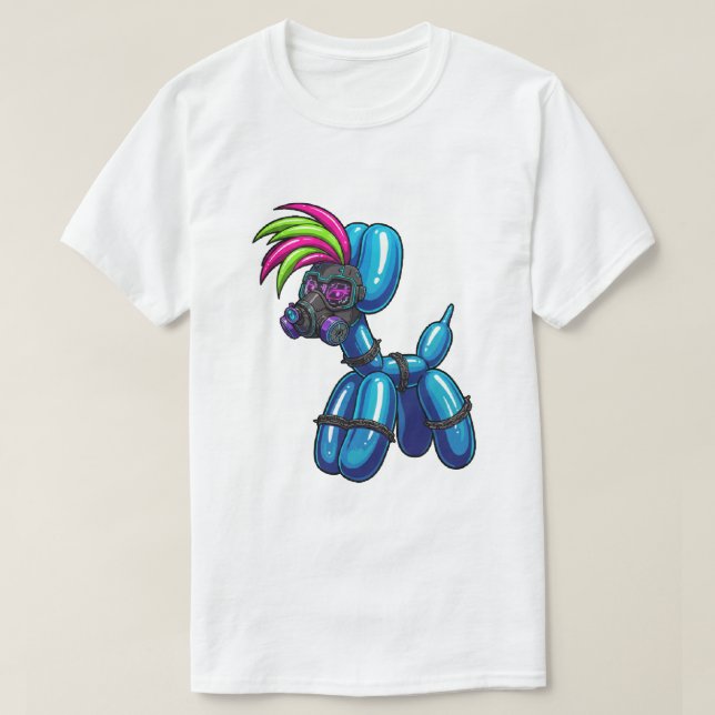 Camiseta de Perro Globo (Diseño del anverso)