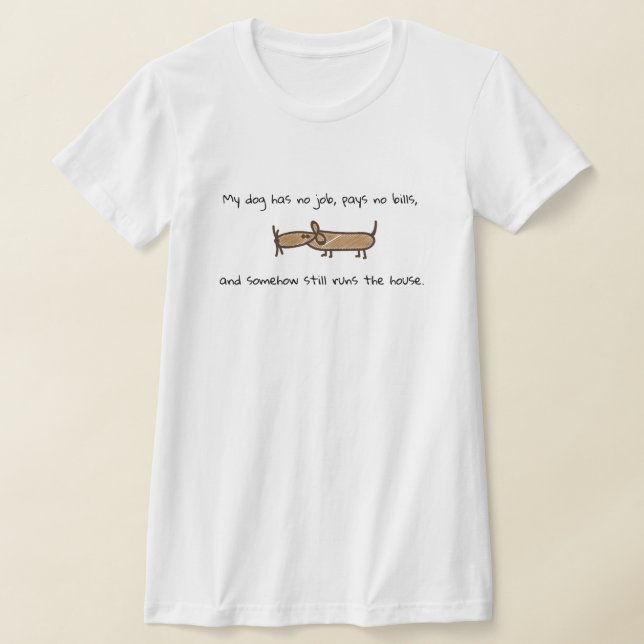 Camiseta de perro gorrón (Distribución)