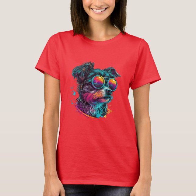Camiseta de perro graciosa para dueños de Mascotas (Anverso)