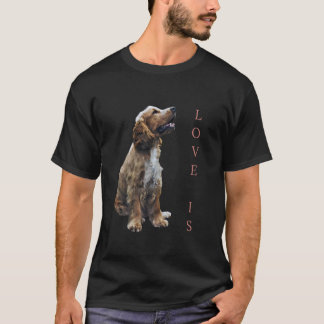 Camiseta de perro King Charles Spaniel Caballero e