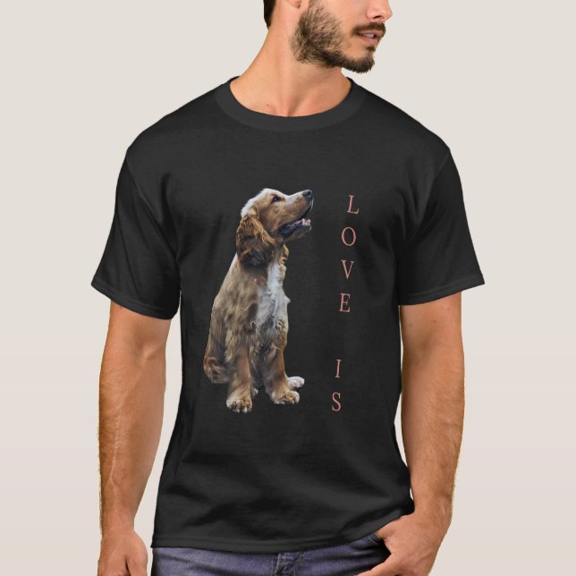 Camiseta de perro King Charles Spaniel Caballero e (Anverso)