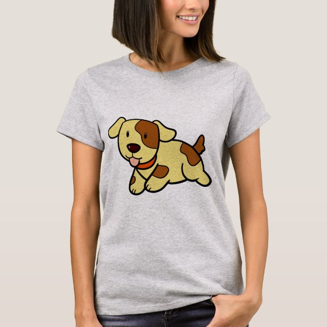 Camiseta de perro lindo (Anverso)