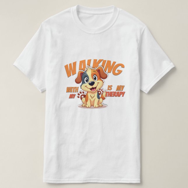 Camiseta de perro lindo _ Regalo divertido para am (Diseño del anverso)