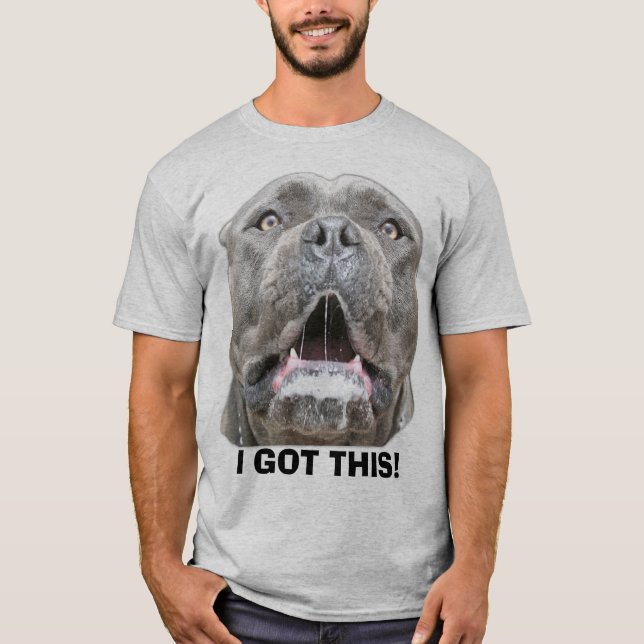 Camiseta de perro loco Cane Corso Mastiff (Anverso)