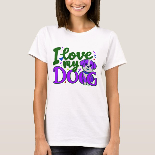 Camiseta de Perro Lover (Anverso)