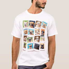 Camiseta de Perro Lover - Collage de estilo polaro