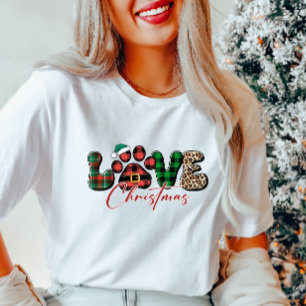 Camiseta de Perro Lover Navidades de amor
