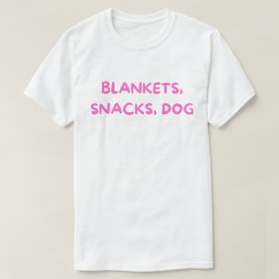 Camiseta de perro 'Mantitas Snacks Perro – Vida de