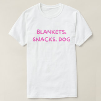 Camiseta de perro 'Mantitas Snacks Perro – Vida de