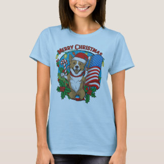 Camiseta de perro navidad