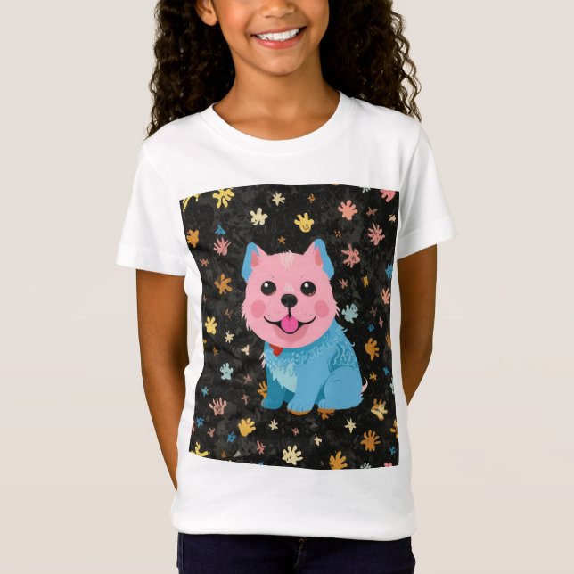 camiseta de perro para niños (Anverso)
