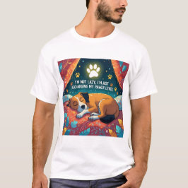 Camiseta de perro - Recarge mi nivel de poder - Ma