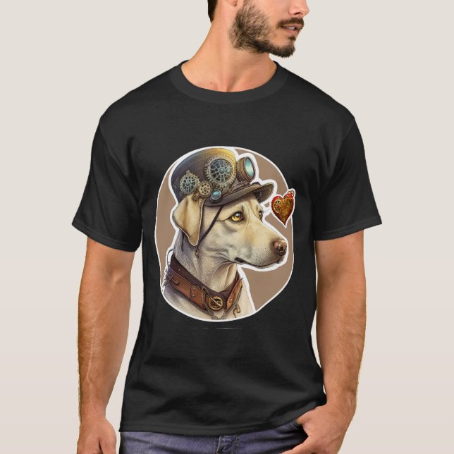 Camiseta de perro recuperadora de Labrador (Anverso)