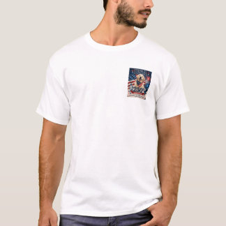 Camiseta de perro retriever dorado del 250 anivers