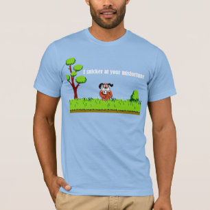 Camiseta De Perro Riéndose