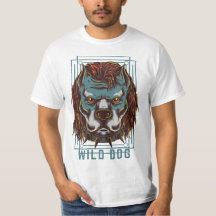 Camiseta de Perro Salvaje