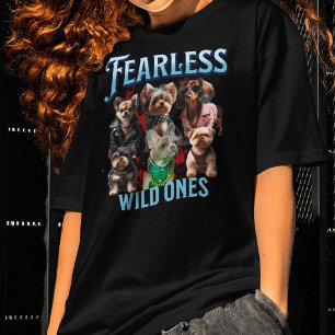 Camiseta de perro salvaje sin miedo