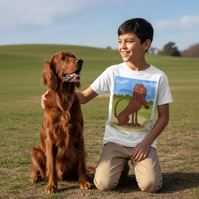 Camiseta de perro Setter Irlandés de raza pura (Subido por el creador)