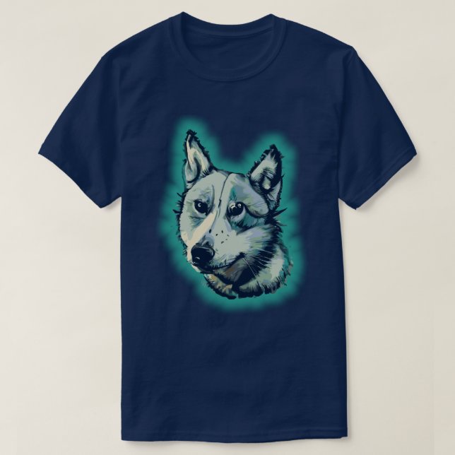 Camiseta De Perro Sled (Diseño del anverso)