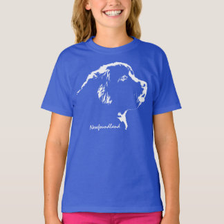 Camiseta de perro Terranova para niños Camisetas o