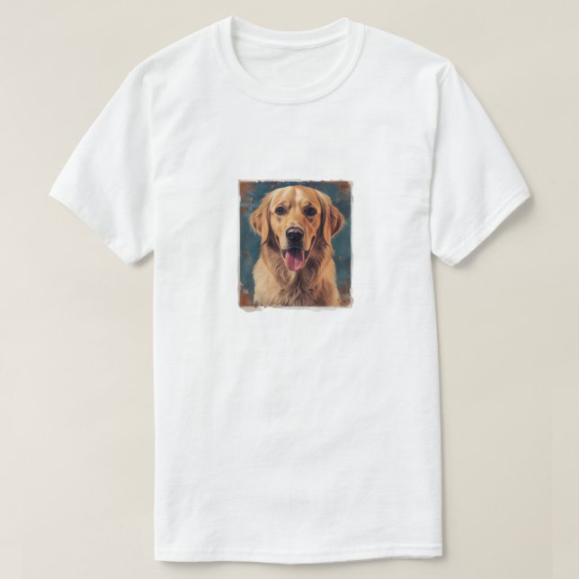 Camiseta de perro vintage (Diseño del anverso)