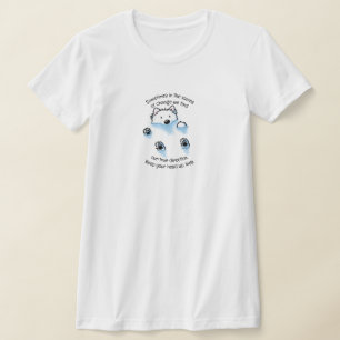 Camiseta de perro Westie flotante