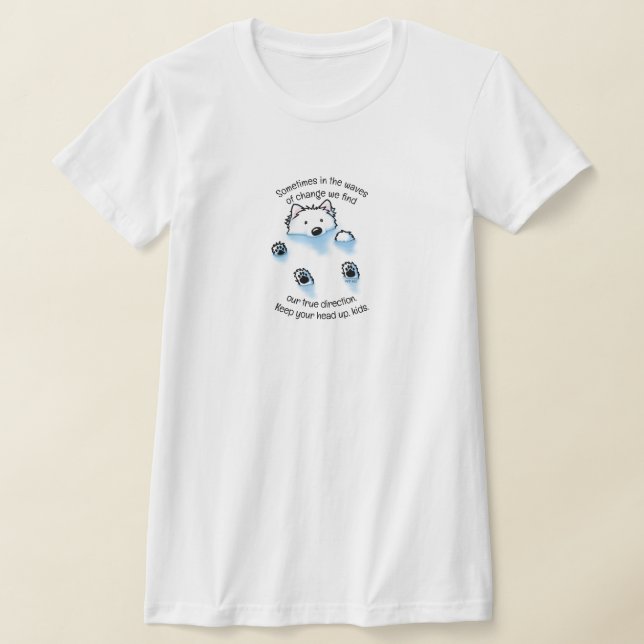 Camiseta de perro Westie flotante (Distribución)