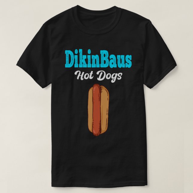 Camiseta de perros calientes DikinBaus (Diseño del anverso)