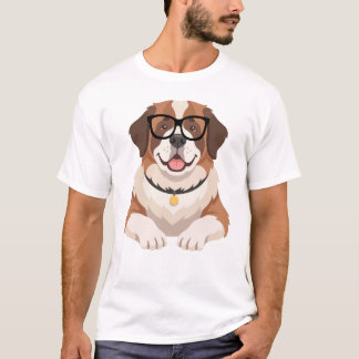 Camiseta de Perros con Gafas