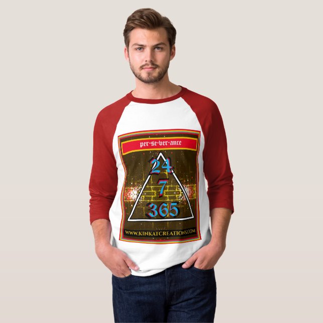 Camiseta de perseverancia 24X7X365 (Anverso completo)