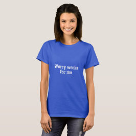 Camiseta de persona ansiosa