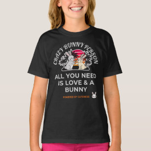 Camiseta de Persona de Conejo Loca