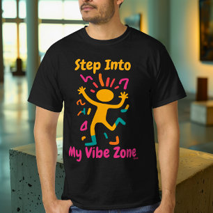 Camiseta de personaje de arte pop vibrante